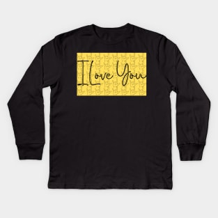 I Love You - Sign Language Kids Long Sleeve T-Shirt